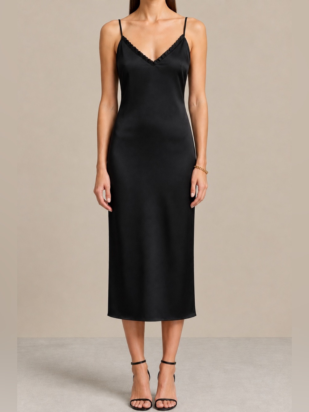 Maison Cinqcent midi slip dress size S